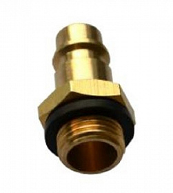 На сайте Трейдимпорт можно недорого купить Быстроразъем "папа" внешняя резьба 3/8 (латунь) Huberth RP208329. 